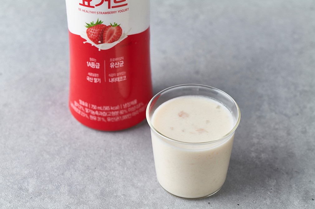 우리집 건강한 딸기 요거트 750mL 상품 이미지