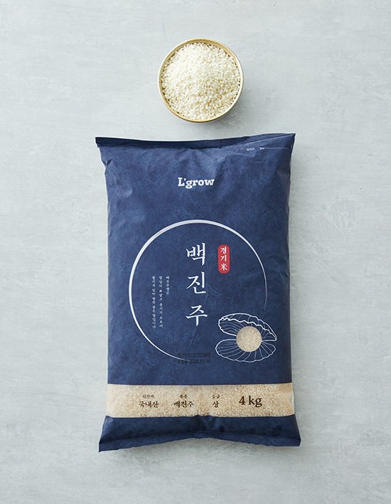 백진주 쌀 4kg 상품 이미지